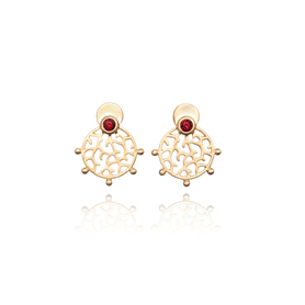 Roseni Stud Earrings - Gold